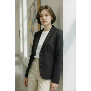 Theory Black Classic Wool Blazer Size 2